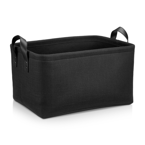 Black Chita Storage Basket with Handles