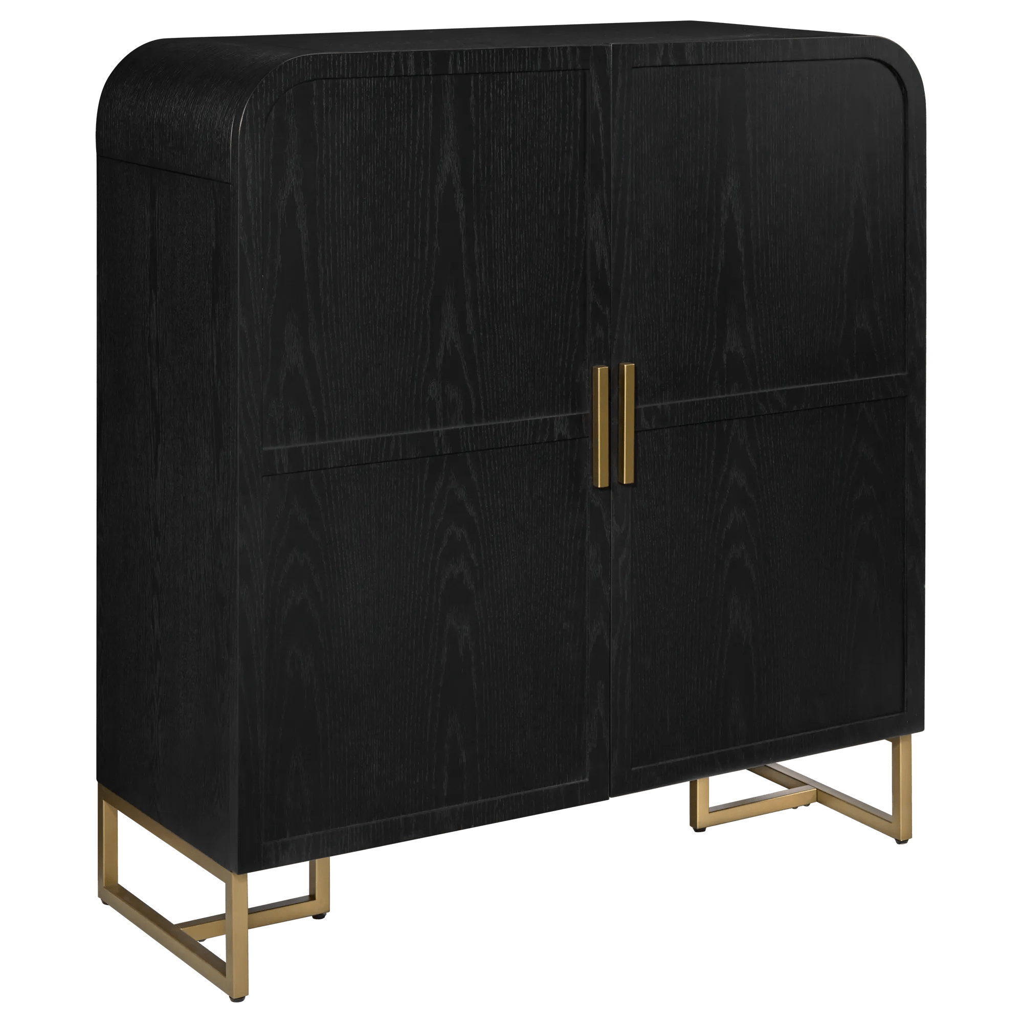 Wood and Gold Buffet