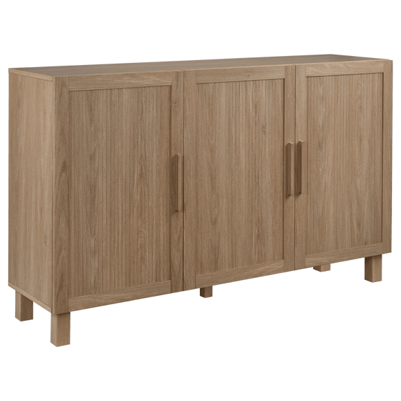 3 Door Wood Veneer Buffet