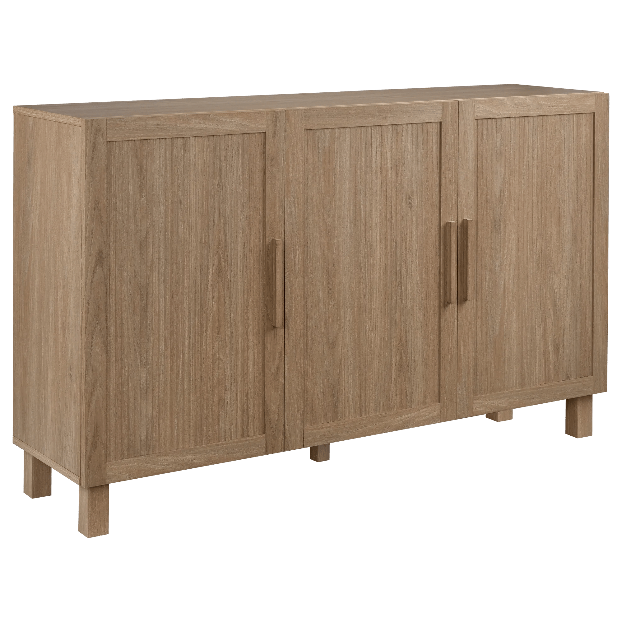 3 Door Wood Veneer Buffet