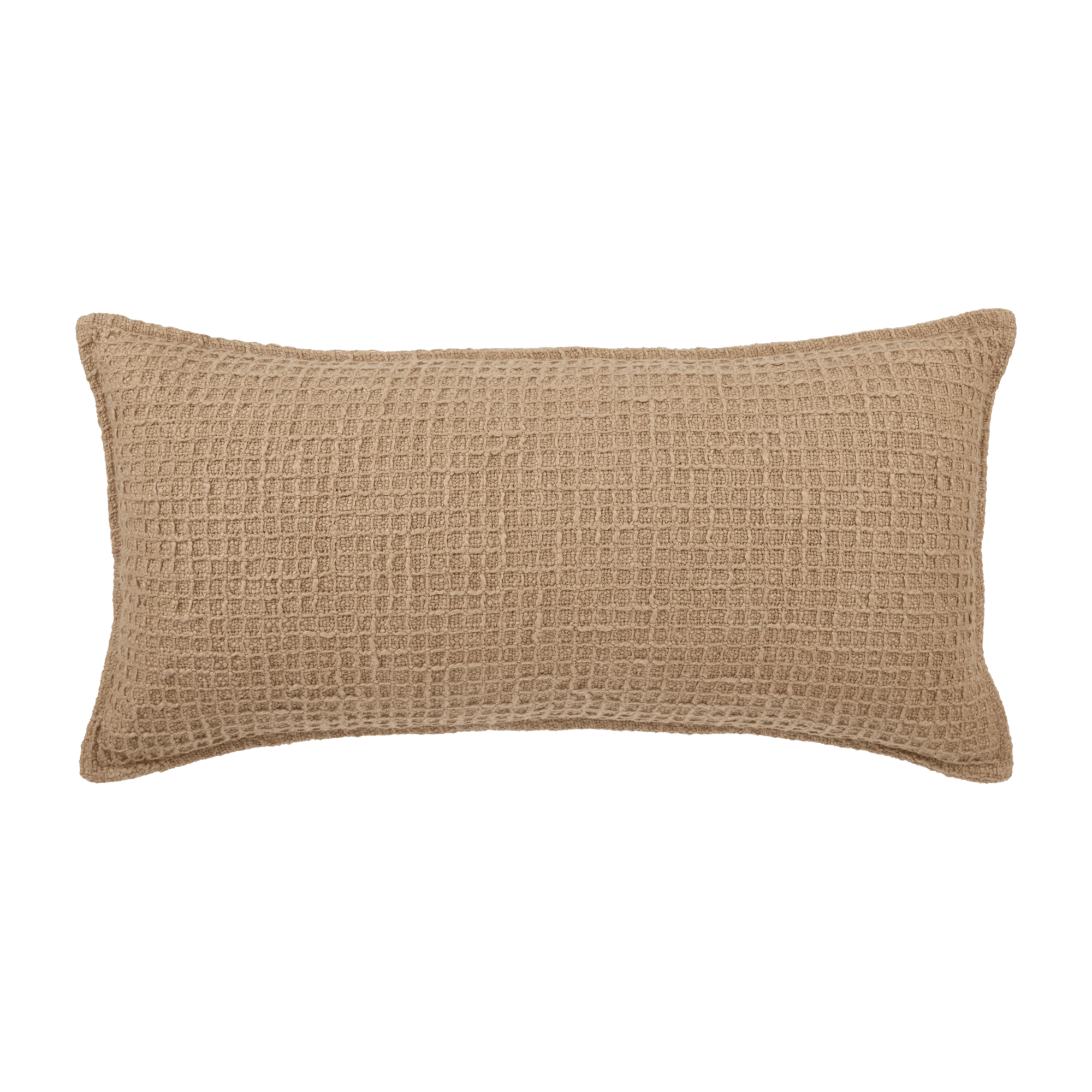 Nellie Neutral Textured Rectangular Pillow