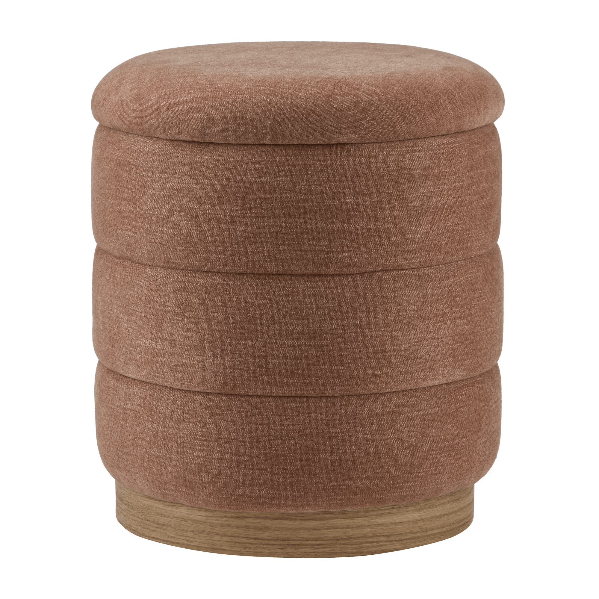 Ribbed Ottoman with Storage