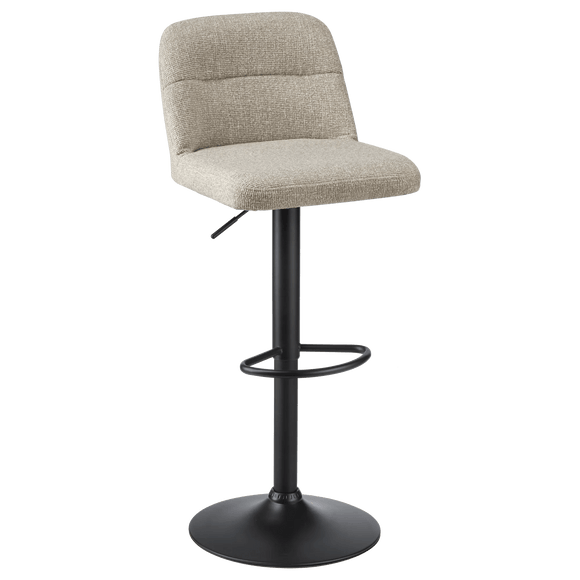 Adjustable Fabric and Metal Barstool