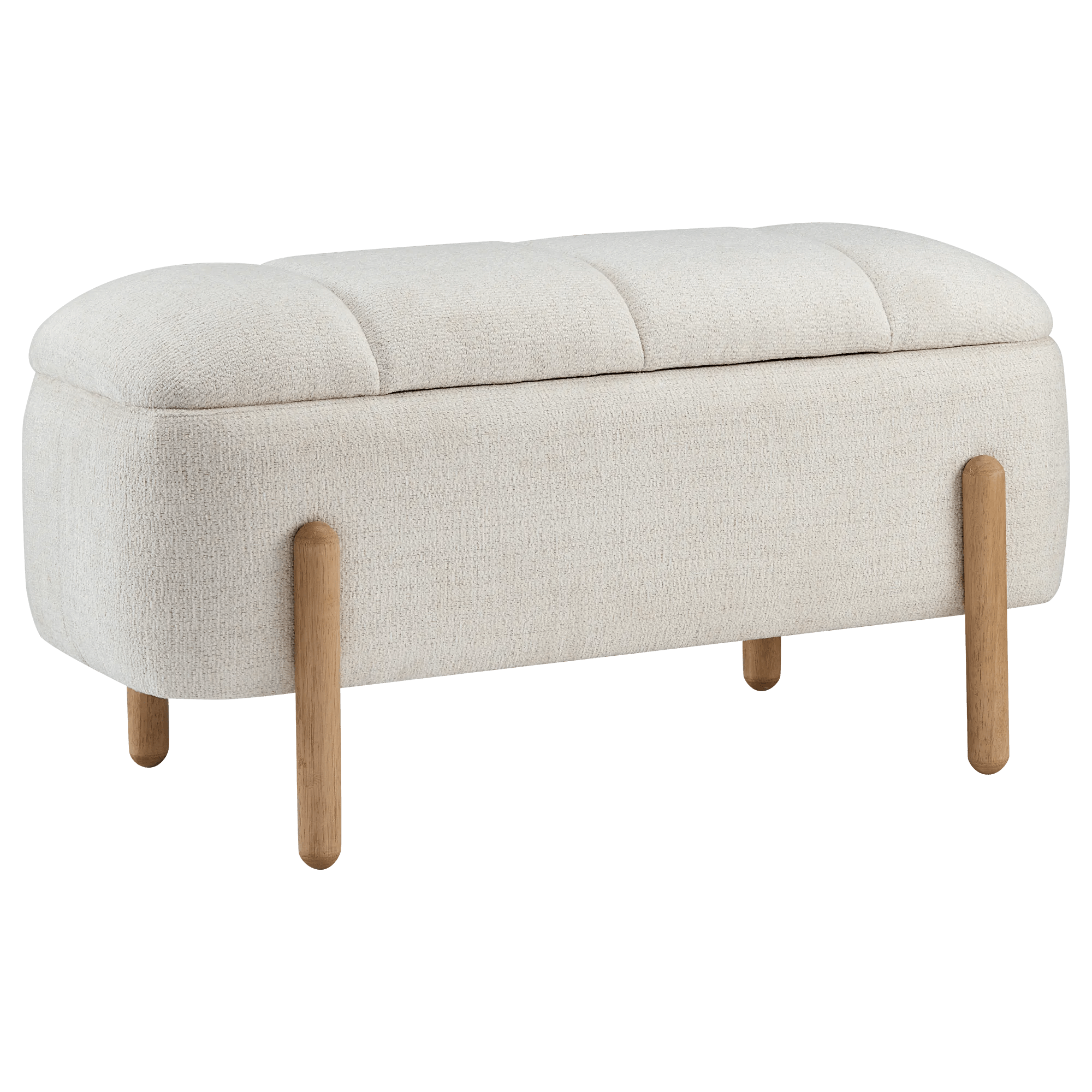 Padded Lift-Top Storage Bench